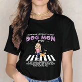 T-shirt personnalisé personnalisé - Les chiens courent vers vous, cadeau pour maman chien